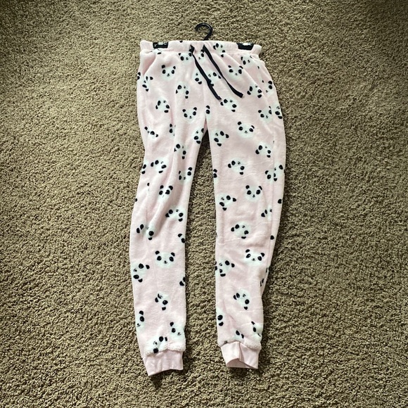 Panda Fuzzy Pj Set - Picture 3 of 3